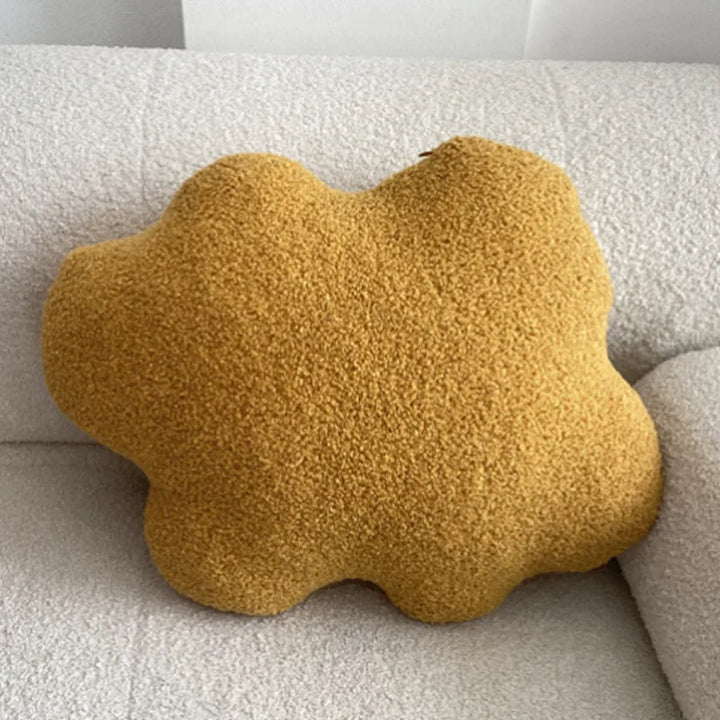 Nordic Bouclé Abstrakt Putefor – Minimalistisk Plysjpute | Luvikno