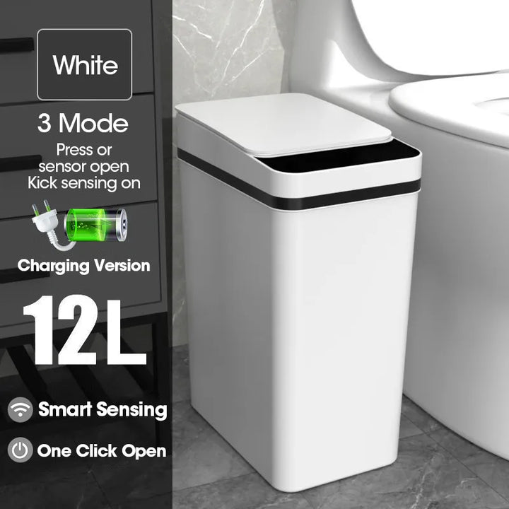 Vanntett Smart Wave Sensor Automatisk Søppelbøtte | Luvikno