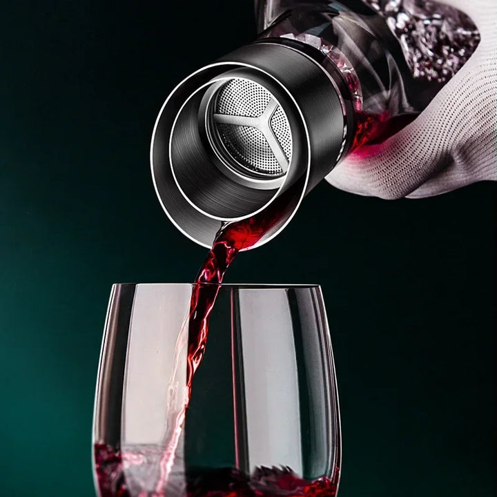 Vinkaraffel av Krystallglass med Moderne Design Luvikno