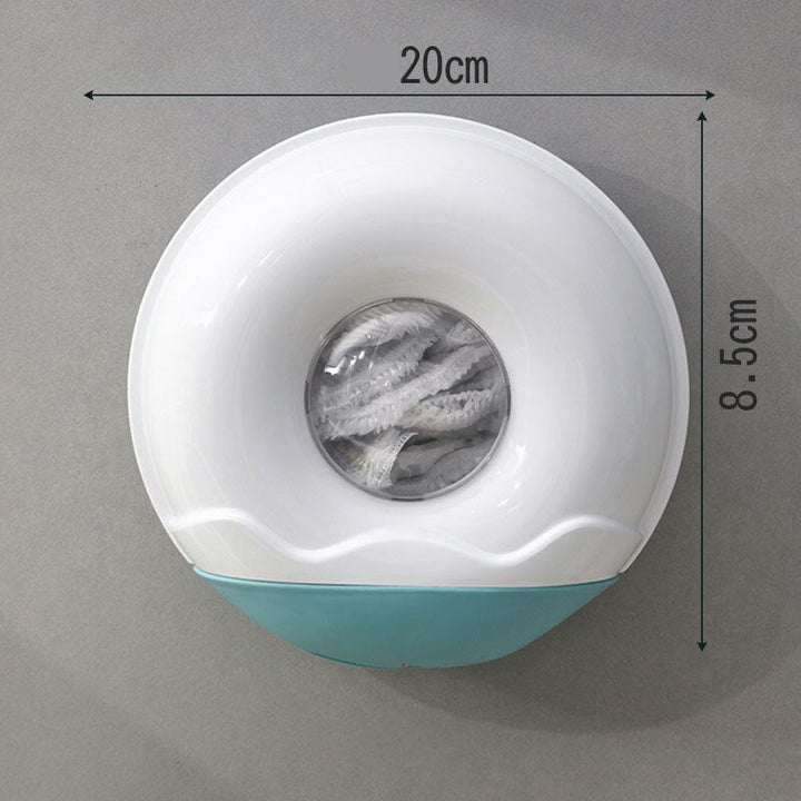 Selvheftende plastpose oppbevaringsdispenser | Luvikno