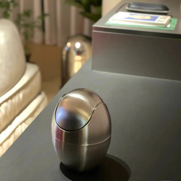 LuxBin Mini Søppelbøtte laget av Rustfritt Stål Luvikno