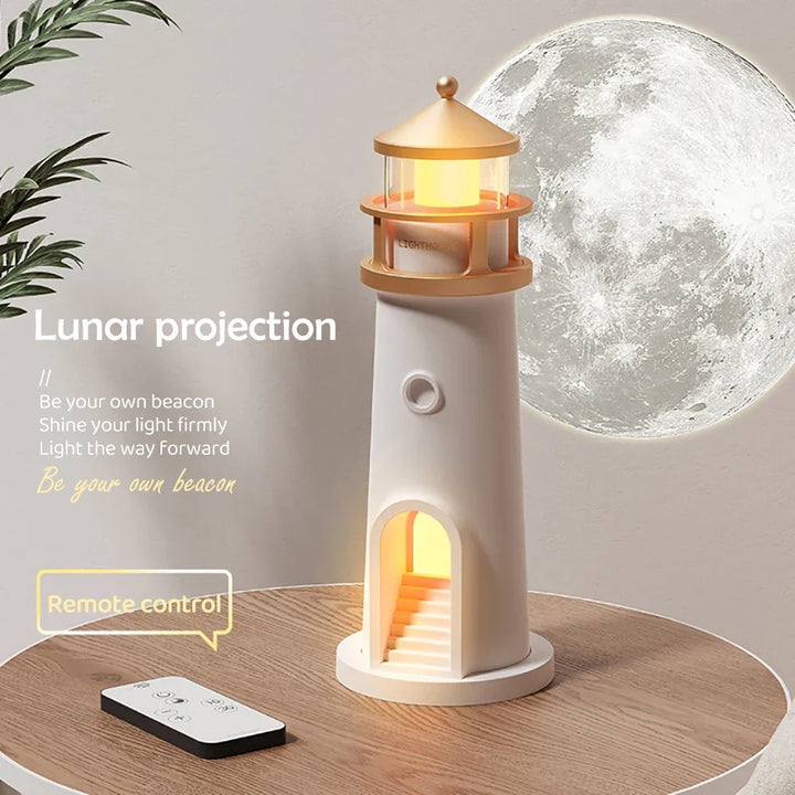 Lighthouse Ambient lys Luviknouetooth Musikk Dimmbar Prosjeksjon | Luvikno