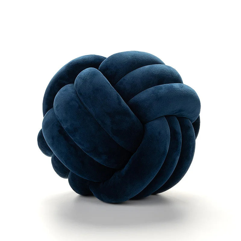 Plush Knot Cushion (Velour) | Luvikno
