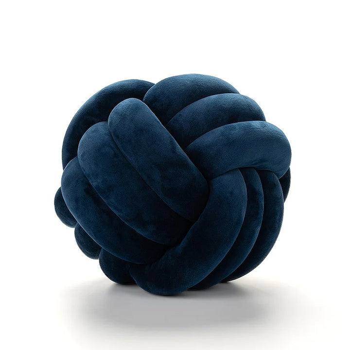 Plush Knot Cushion (Velour) | Luvikno