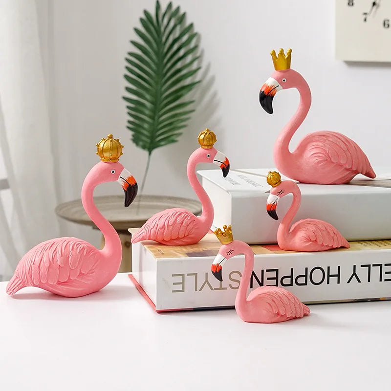 Flamora dekorativ flamingo figur – Eleganse og unik karakter for hjemmet Luvikno