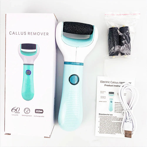 Luvikno | Pedivance Elektrisk Callusfjerner med USB-lading | For skånsom fotpleie & pedikyr | Fjerner tørr, sprukken & hardhud – 1200 mAh