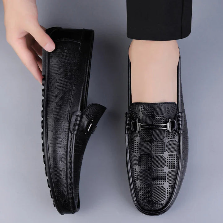 Luvik | Miesten loafers aidosta nahasta