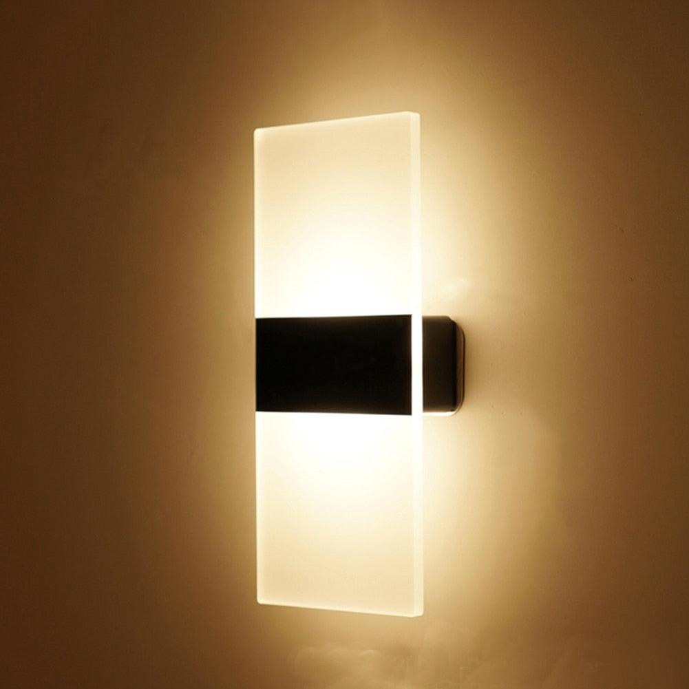 Glass vegglampe | Luvikno