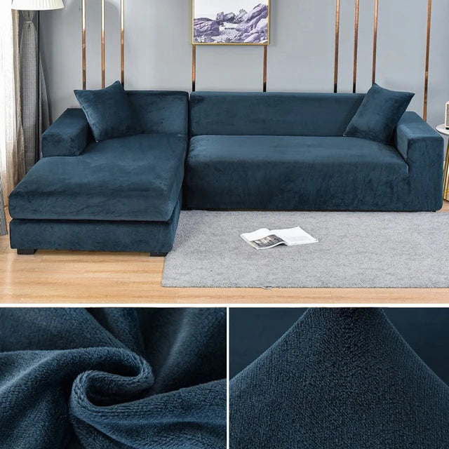 Luvikno | SofaGuard™ | Elastisk fløyelssofa trekk som sparer deg for penger