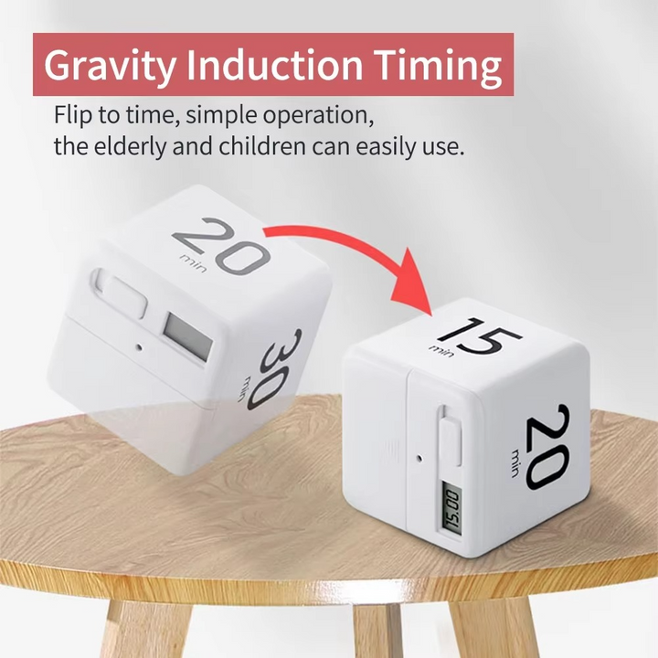 Hexagon Magnetisk Visuell Flip Timer - Stille, Smart, og Effektiv Luvikno