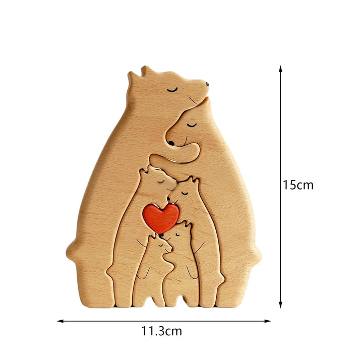 Loving Bears SammenkoLuviknoet Puslespill Dekor | Luvikno