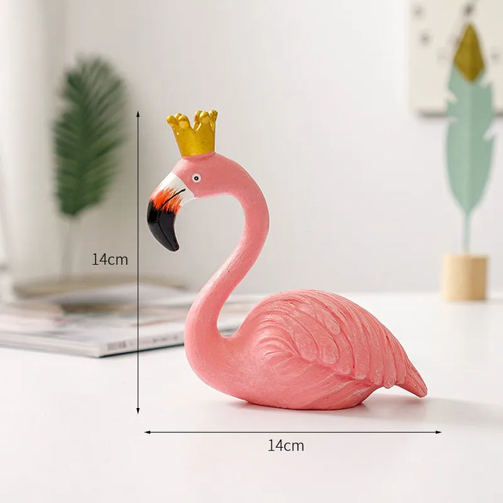 Flamora dekorativ flamingo figur – Eleganse og unik karakter for hjemmet Luvikno
