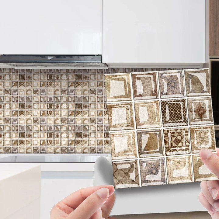DecoMosaic 3D Mosaikkveggflisetiketter Luvikno