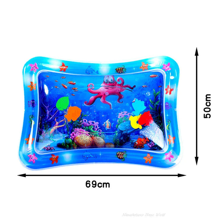 Luvikno | AquaPaws | Interaktiv Vannlekematte for Katter & Hunder | Kjølende Sommerlekematte | Oppblåsbar & Bærbar | 65 cm / 100 cm