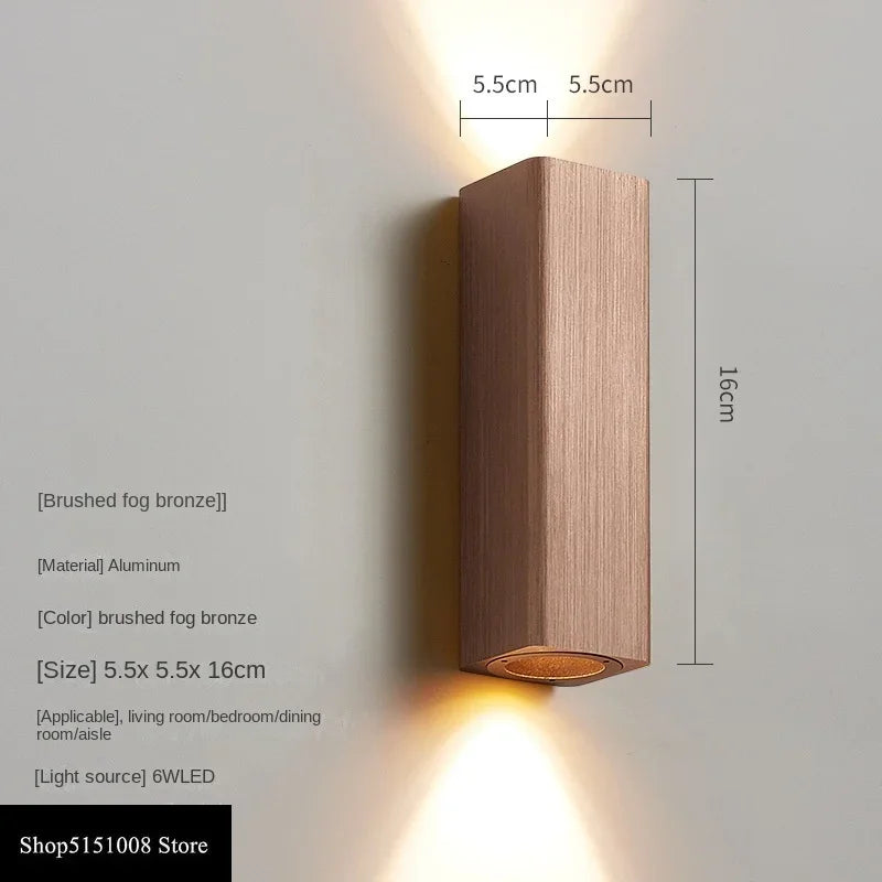 LumiGlow - Stillegående LED Vegglampe med Varme og Kjølige Lys | Luvikno