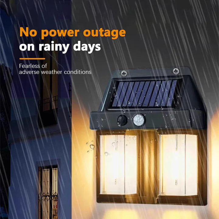 Nattvakt LED Solvegg Waterproof Lampe | Luvikno