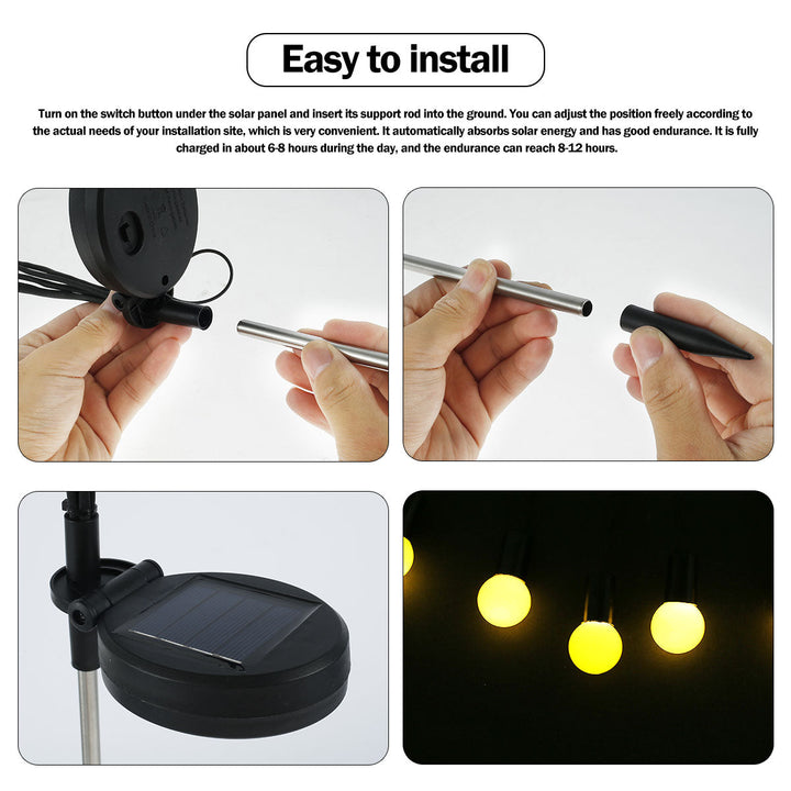 Firefly Garden Solar LED Utendørs Lys | Luvikno