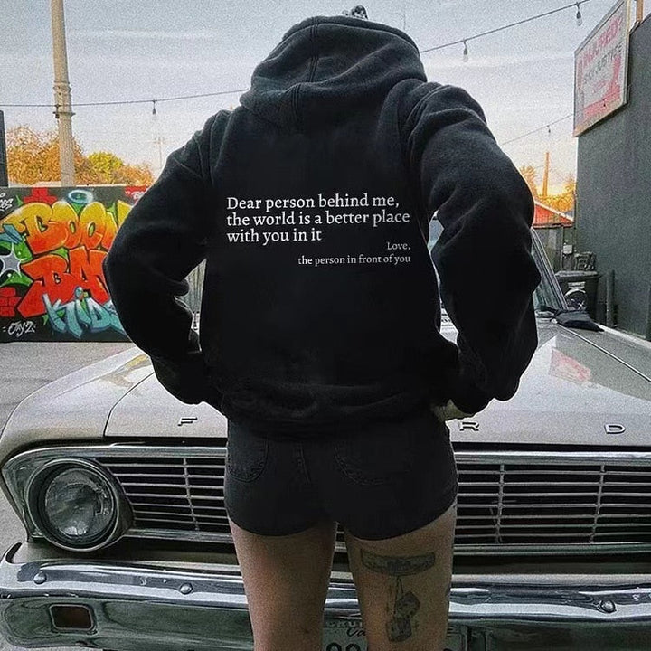 Angel™ - Rakkaus henkilö takanani Unisex Huppari