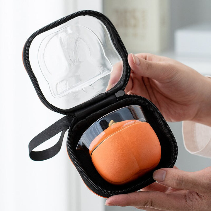 Mini Pumpkin Keramisk Tekanne Sett | Luvikno