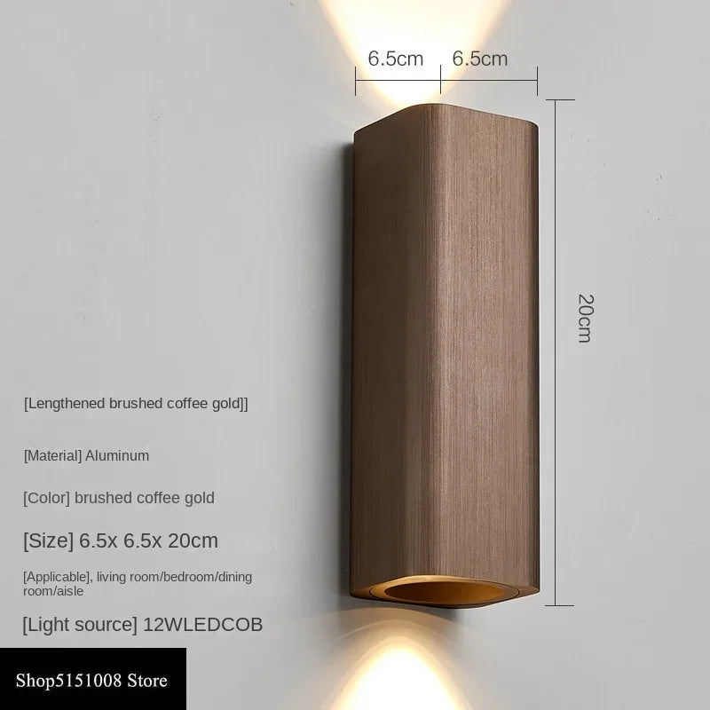 LumiGlow - Stillegående LED Vegglampe med Varme og Kjølige Lys | Luvikno