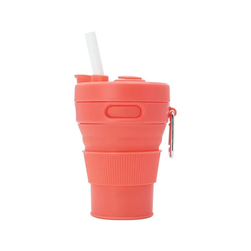 Gjenbrukbar Bærbar Sip-and-Go Sammenleggbar Kopp | Luvikno
