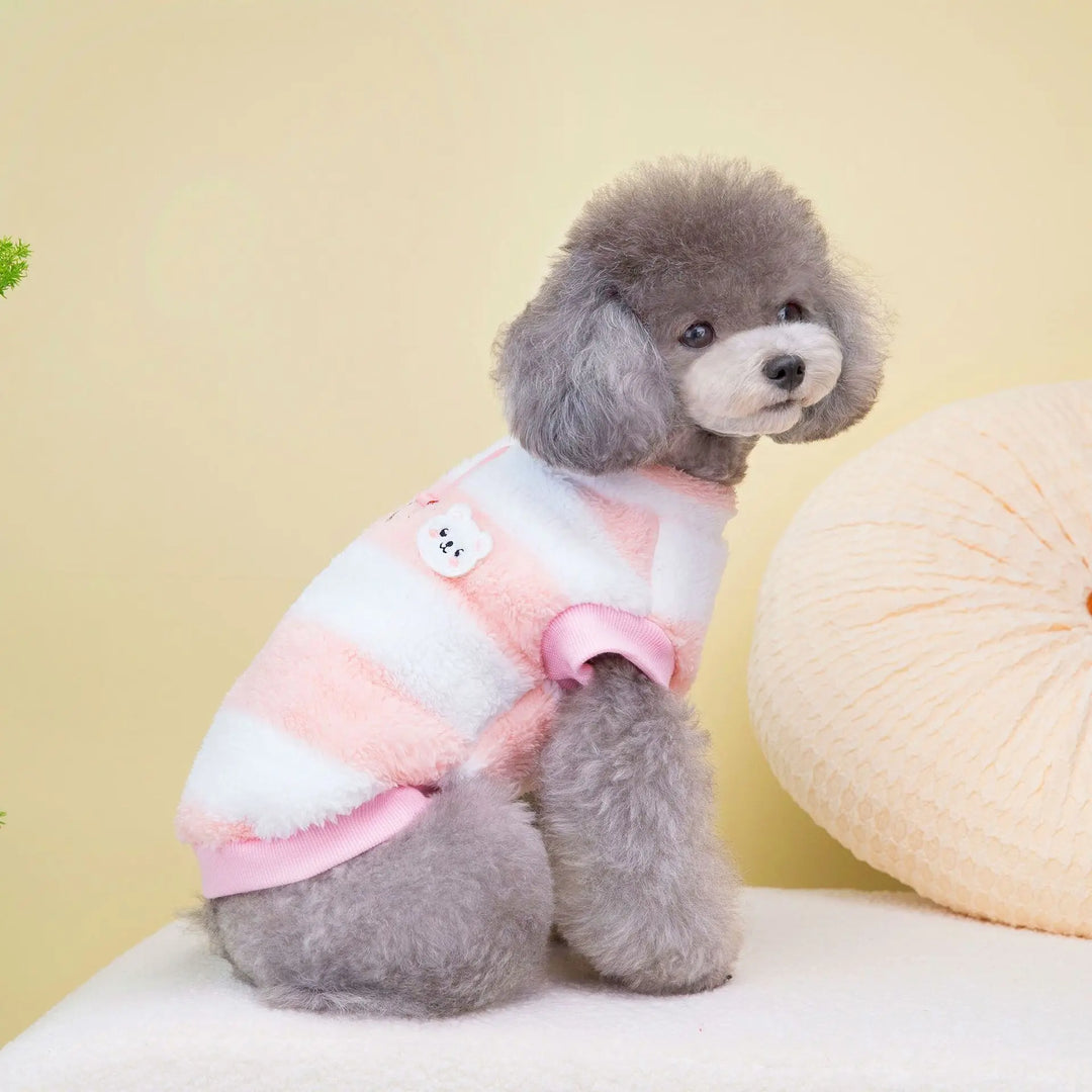 Varmere fleece hundegenser for små hunder Luvikno