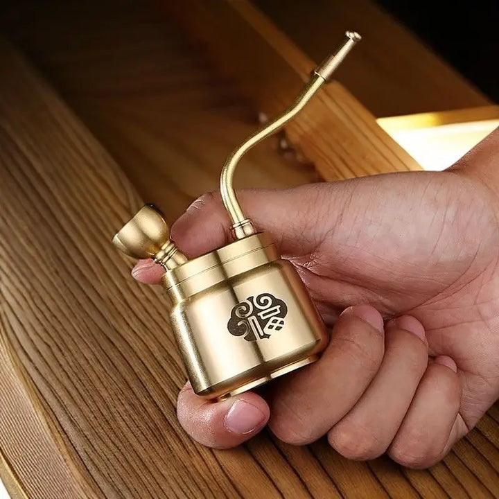 Artisan Brass Pipe Aromaterapi Røkelsebrenner | Luvikno