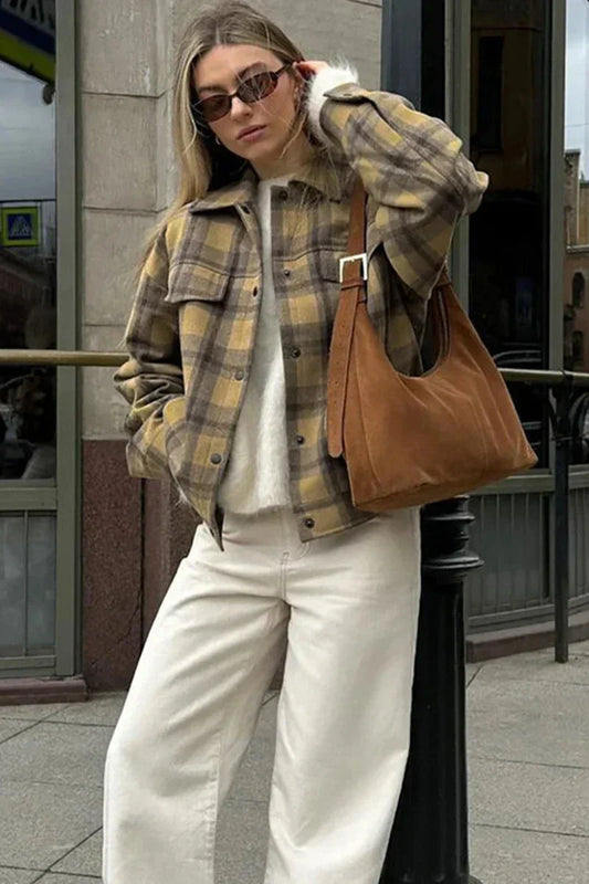 Luvik | ruudullinen rento bleiseri