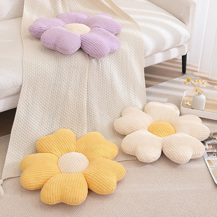 Fluffy Clover Flower Cushion | Luvikno