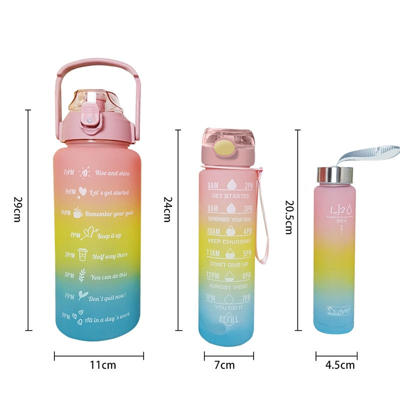 All Day Hydrate Time Marker Vannflaske | Luvikno
