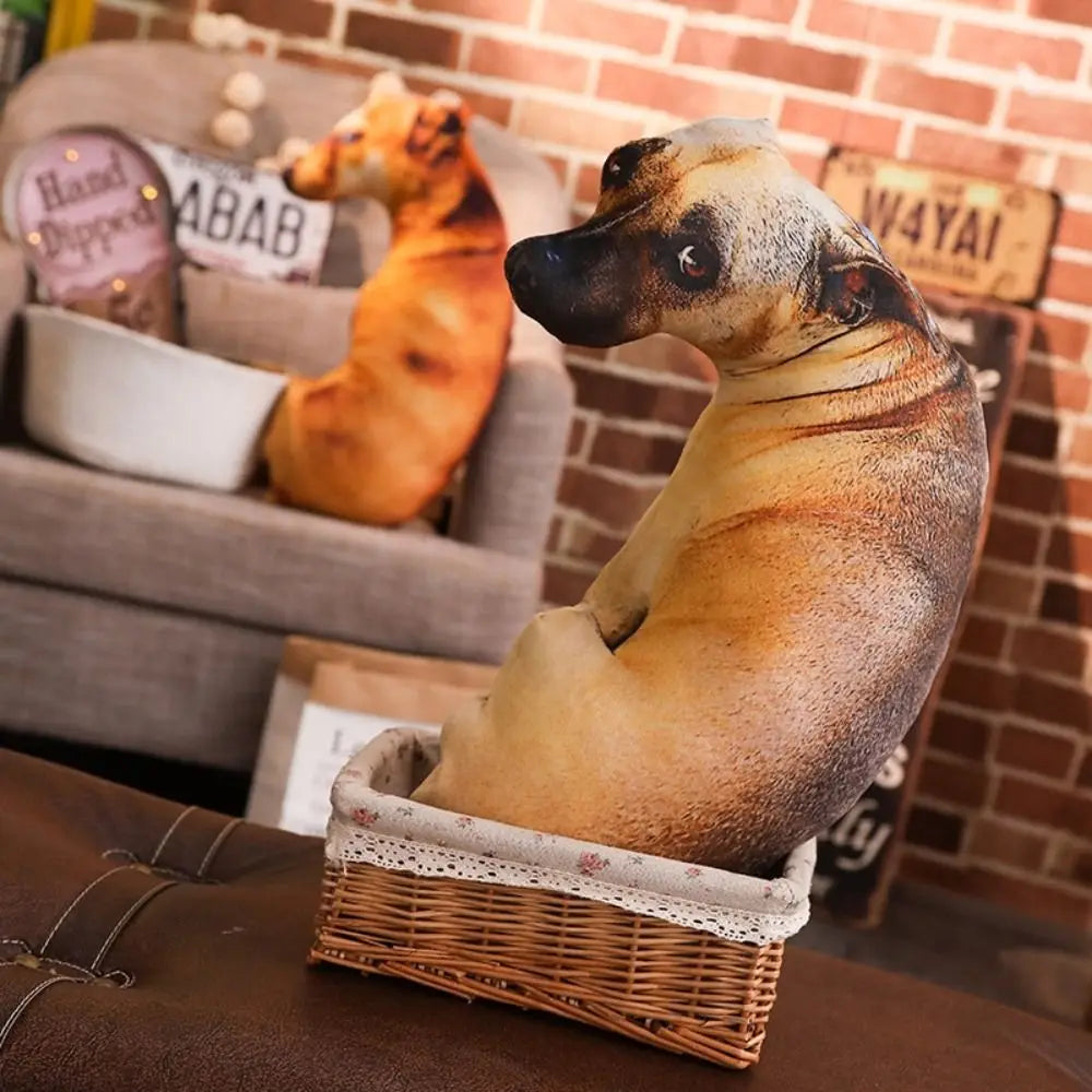Luvikno | Realistiske Hundemyke Hund Plush Puter