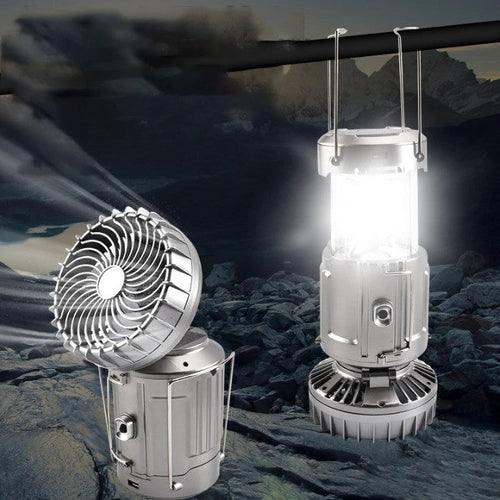 Bygget-in Vifte Fiske LED Teltlampe | Luvikno