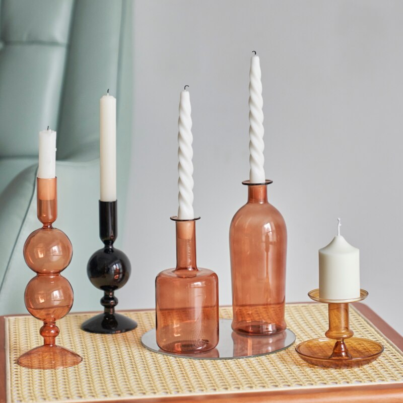 Fargerik Bud Glass Vase | Luvikno