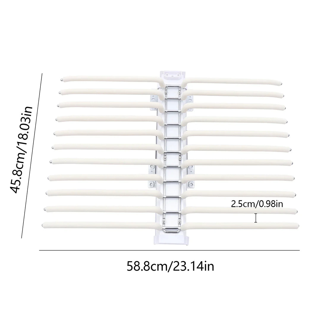 Smart Slide-Out Rail Cloth Organizer | Luvikno