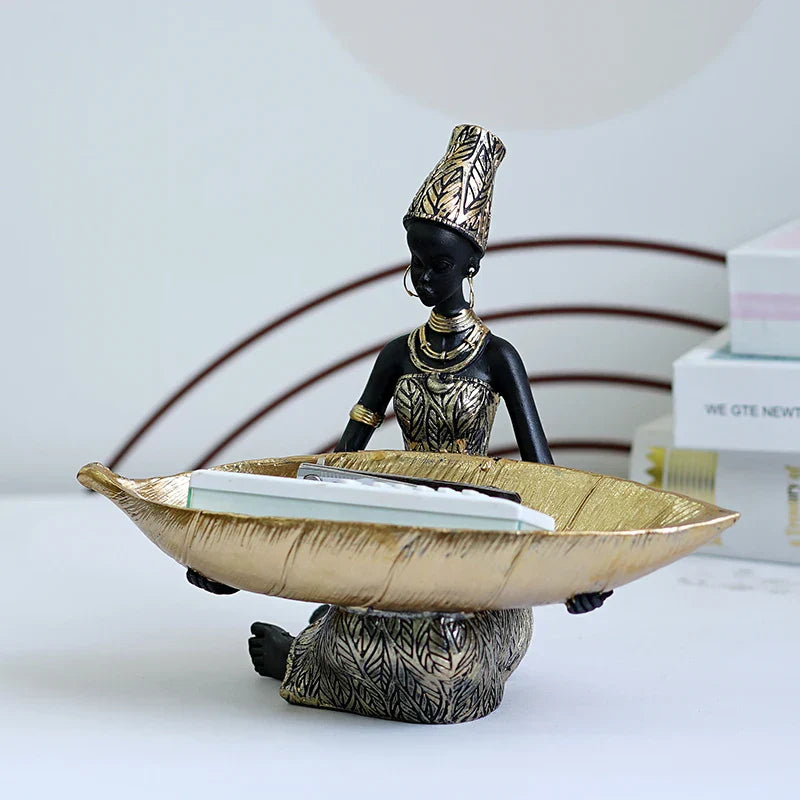 Ashanti Gold Leaf Display Tray | Luvikno