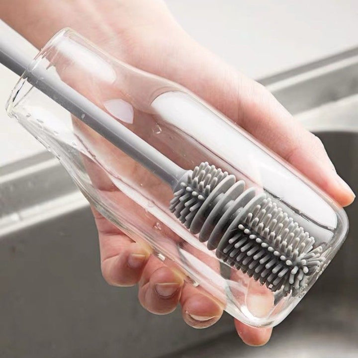 BrushMaster – Silikon oppvaskbørste for flasker og glass Luvikno