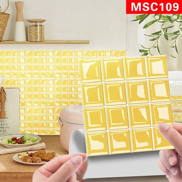 DecoMosaic 3D Mosaikkveggflisetiketter Luvikno