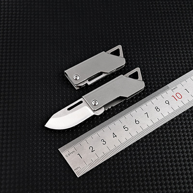 Foldbar Master Rustfritt Stål Overlevelse Mini Kniv | Luvikno