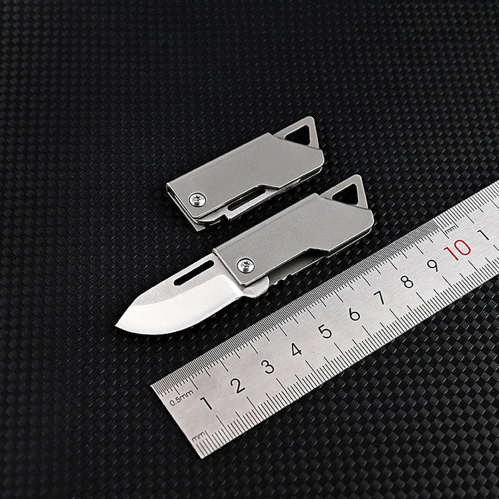 Foldbar Master Rustfritt Stål Overlevelse Mini Kniv | Luvikno
