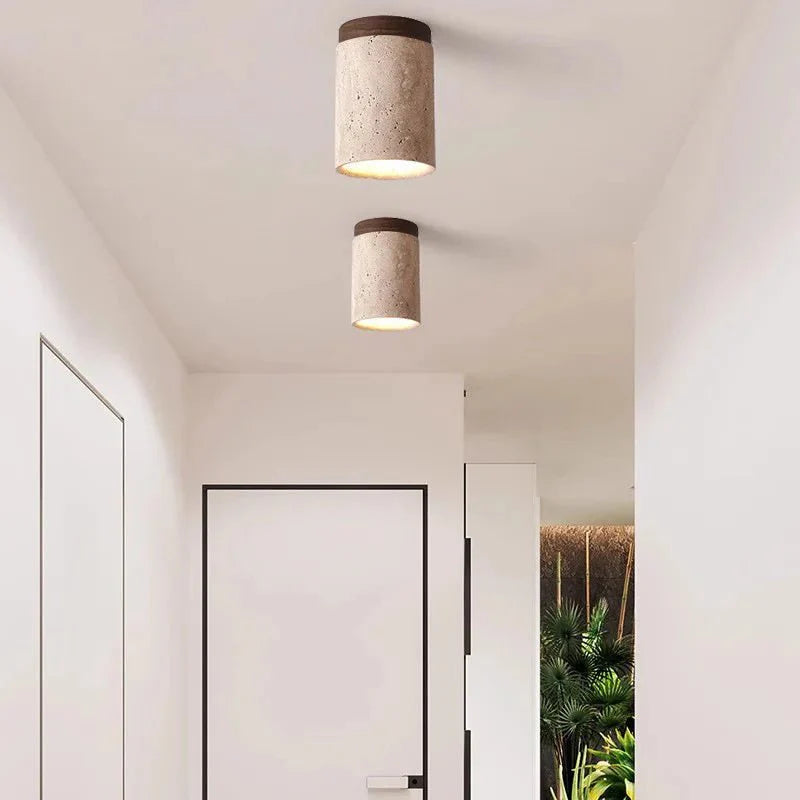 fra Travertin Refinert Eleganse Mild Lys Unik Design | Luvikno