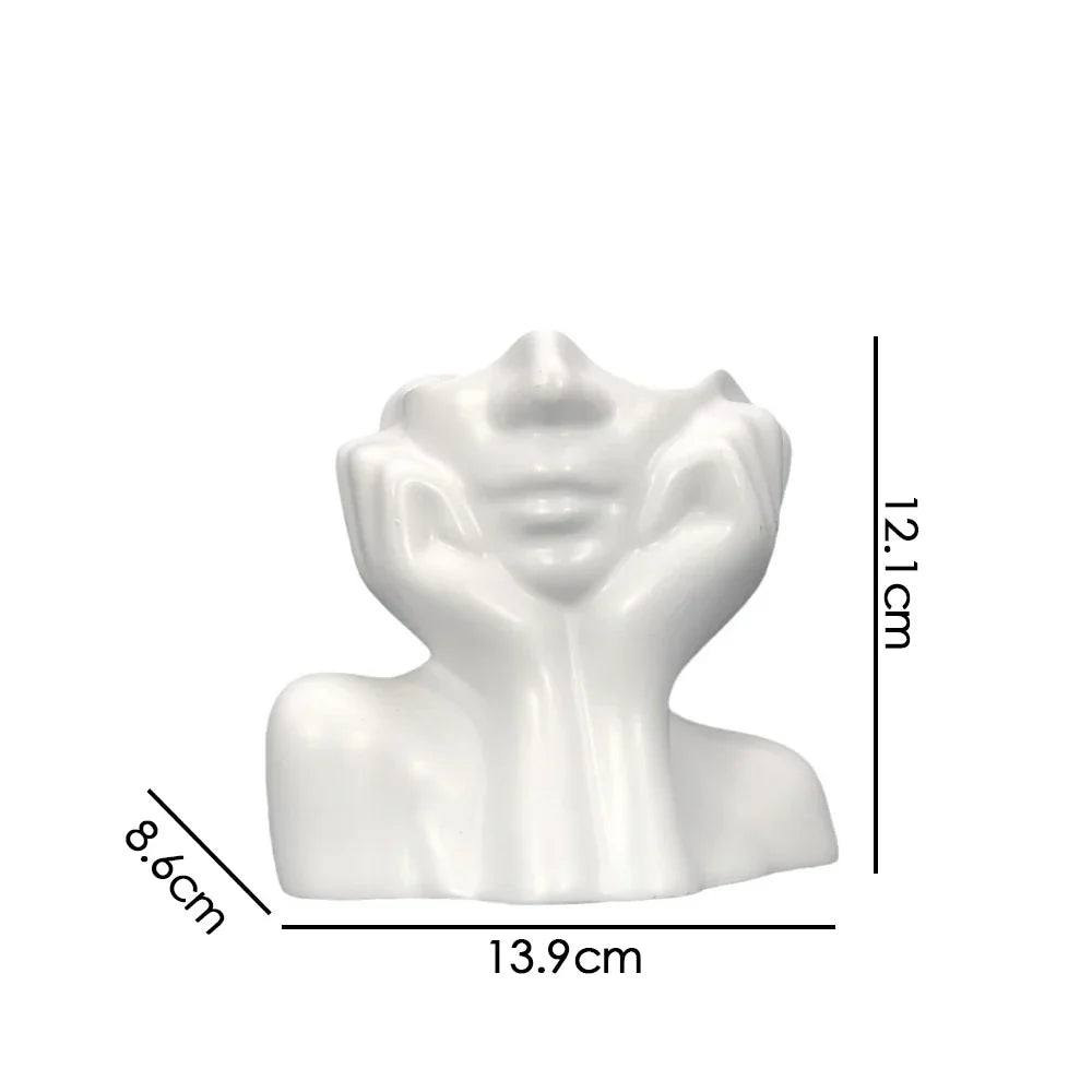 Gledelig Lucky Flower Pot Skulptur | Luvikno