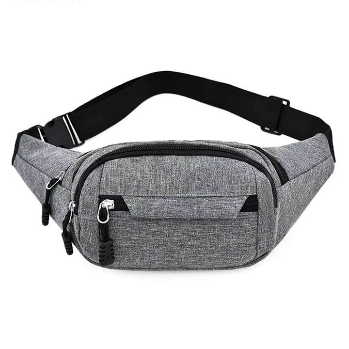 Unisex Vanntett Lærveske for Midje og Crossbody for Friluftsliv Luvikno