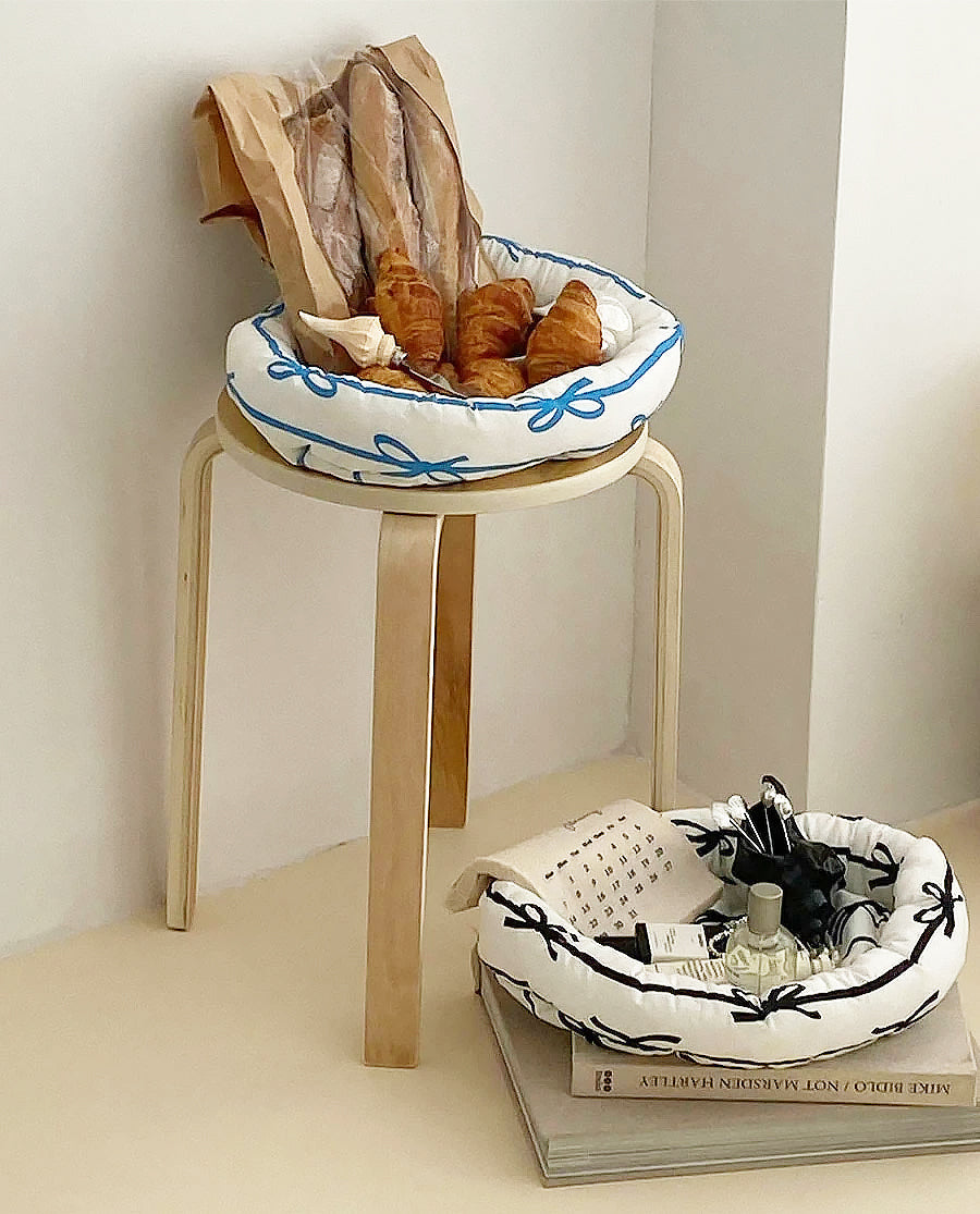 Ribbon Stripe Basket | Luvikno
