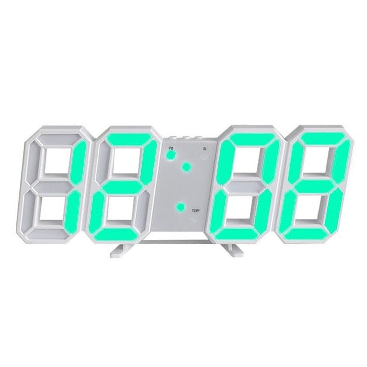GlowLuxe - Stilfull 3D LED Veggklokke | Luvikno