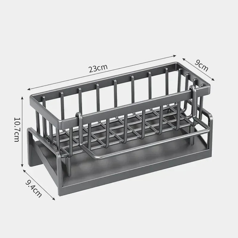 Luvikno | Kjøkken Myk Svamp Holder Kjøkken | Multifunksjonell Dreneringsstativ | For Vask, Kluter & Oppvaskmiddel | Organizer Hylle