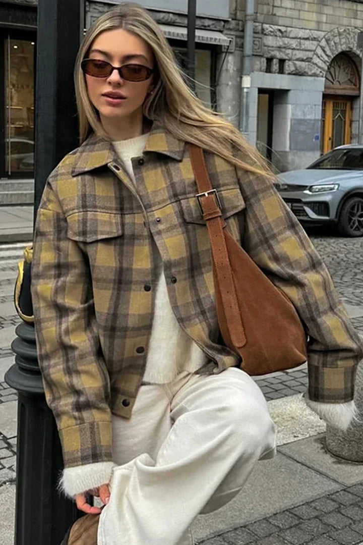 Luvik | rutete avslappet blazer