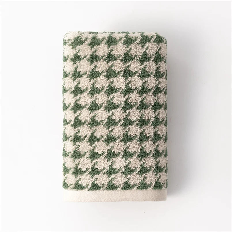 HoundLuxe Vintage Houndstooth Bomull Ansiktsklut Luvikno