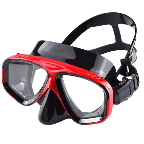 Luvikno | Mareon dykkermaske med snorkel | 180° panoramautsikt | anti-lekkasje & HD glass | matvarekvalitet silikon
