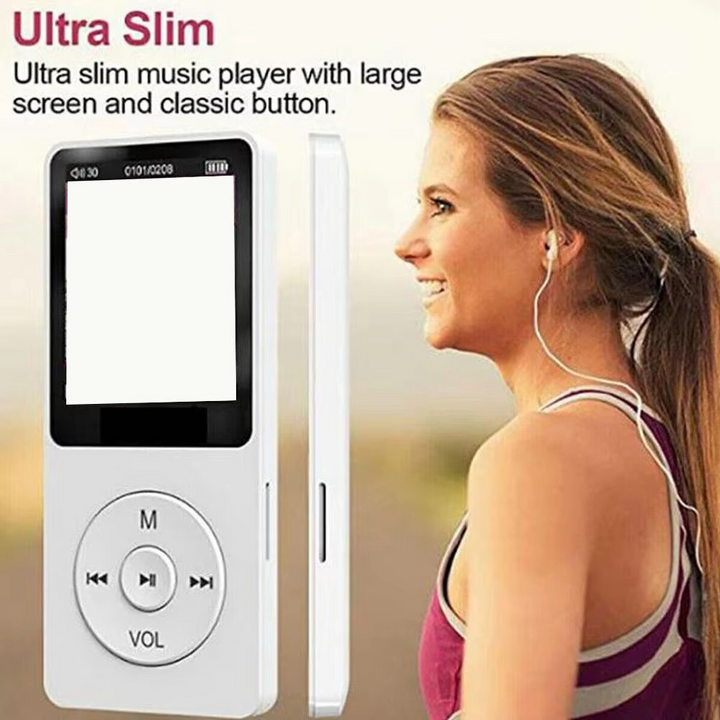 Høyfidelitet Bærbar Bluetooth MP3/MP4-spiller med 1.8" skjerm og multifunksjonskapasitet Luvikno