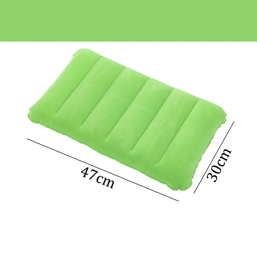 Luvikno | Oppblåsbar Reisepute 47x30 cm | Sammenleggbar & Lettvekts | AirNest Utendørs Luftpute for Camping & Luftreise